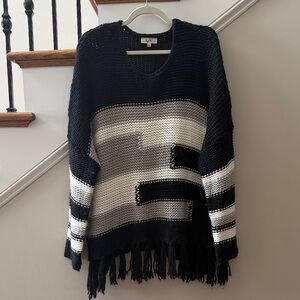 Kye Mi Boho Fringe Sweater - Size L
